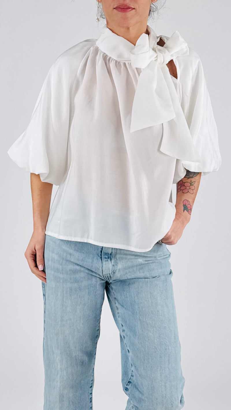 Camicia fiocco m/m palloncino H.