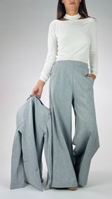 Pantalone palazzo piping K.