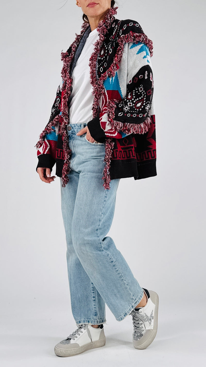 Cardigan greche e cachemire T.