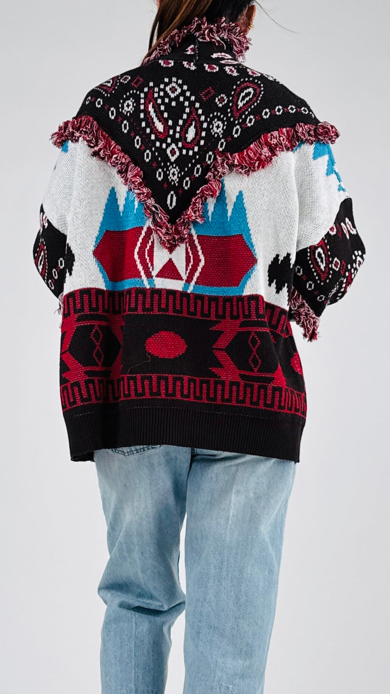 Cardigan greche e cachemire T.