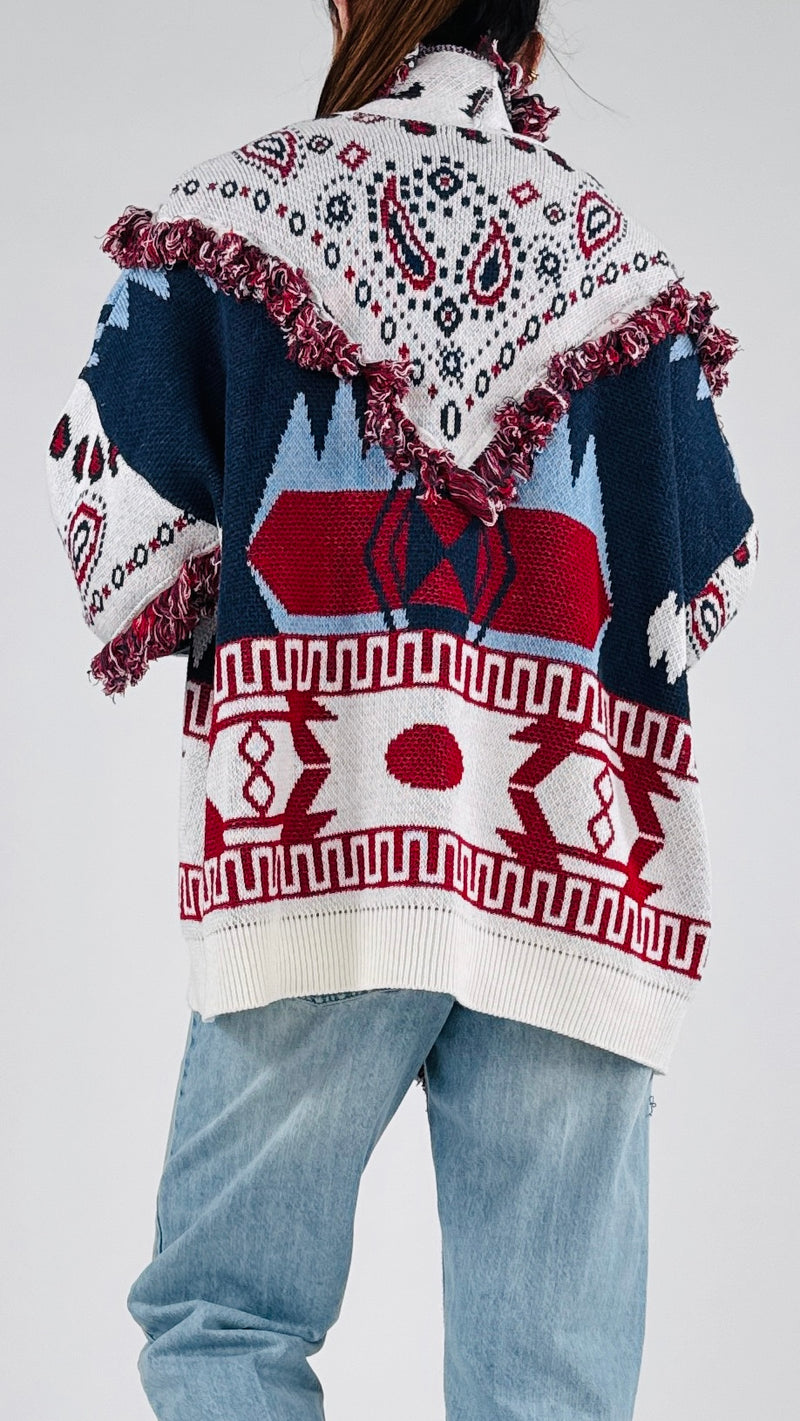 Cardigan greche e cachemire T.