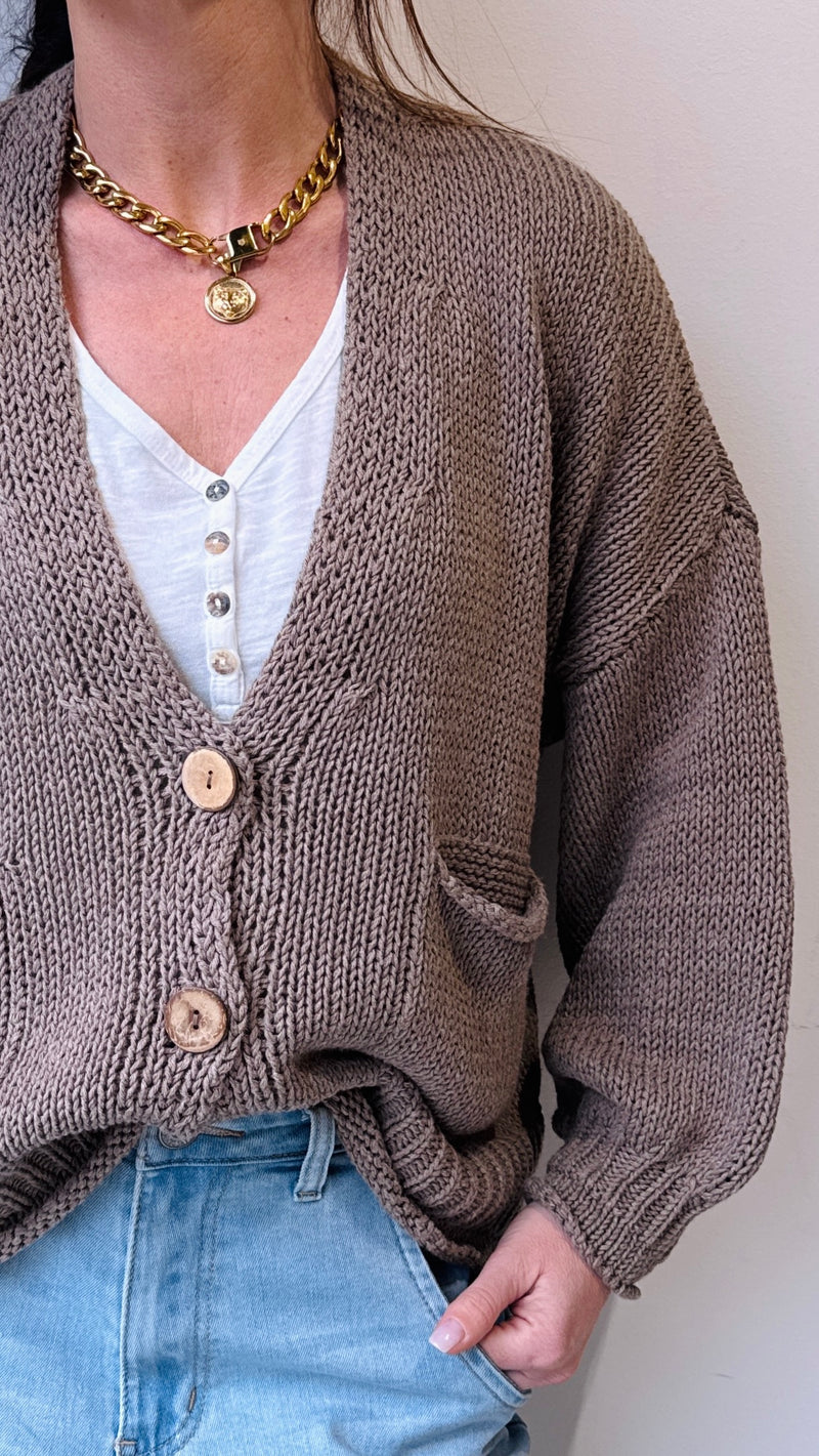 Cardigan over H.