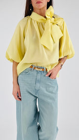 Camicia fiocco m/m palloncino H.