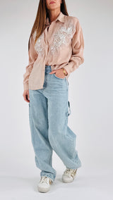 Camicia ricami perle You