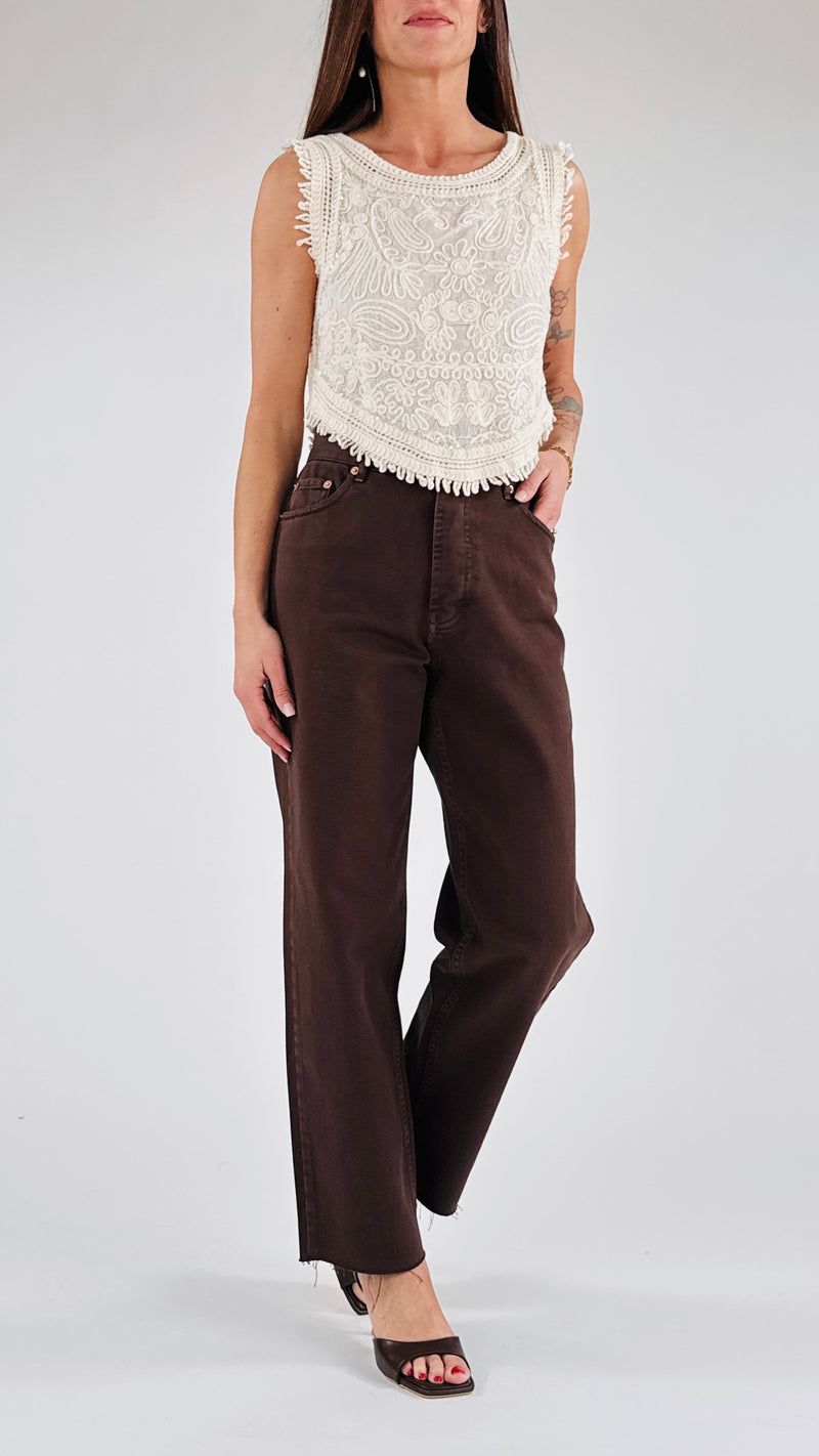 Pantalone drill Lulù