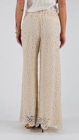 Pantalone macramè girandole T.