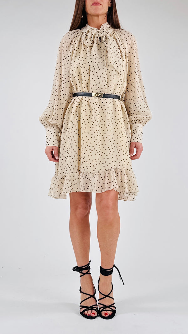 Abito georgette pois T.