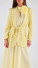 Giacca zig zag lurex T.