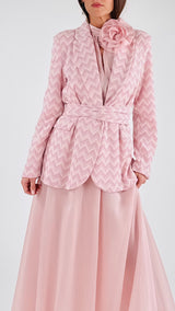 Giacca zig zag lurex T.