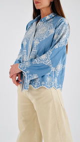 Camicia tela ricami e san gallo H.