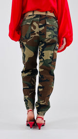 Pantalone camu vintage spille