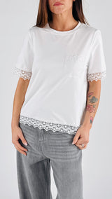T-shirt taschino pizzo You