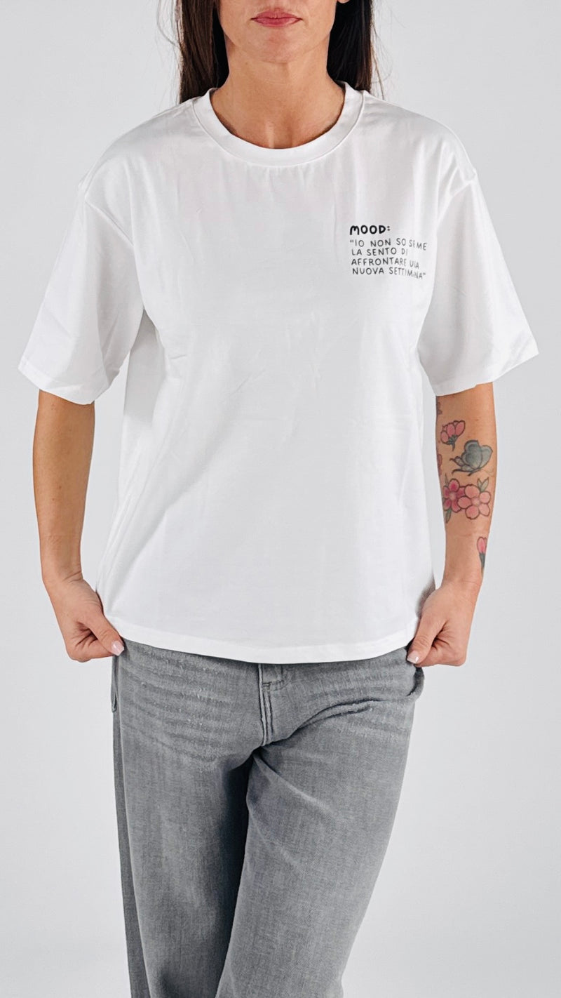 T-shirt mood settimana