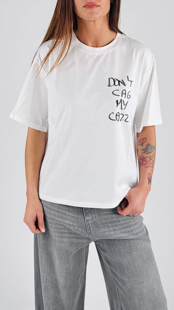 T-shirt don't cag