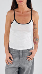 Crop top costina