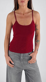 Crop top costina