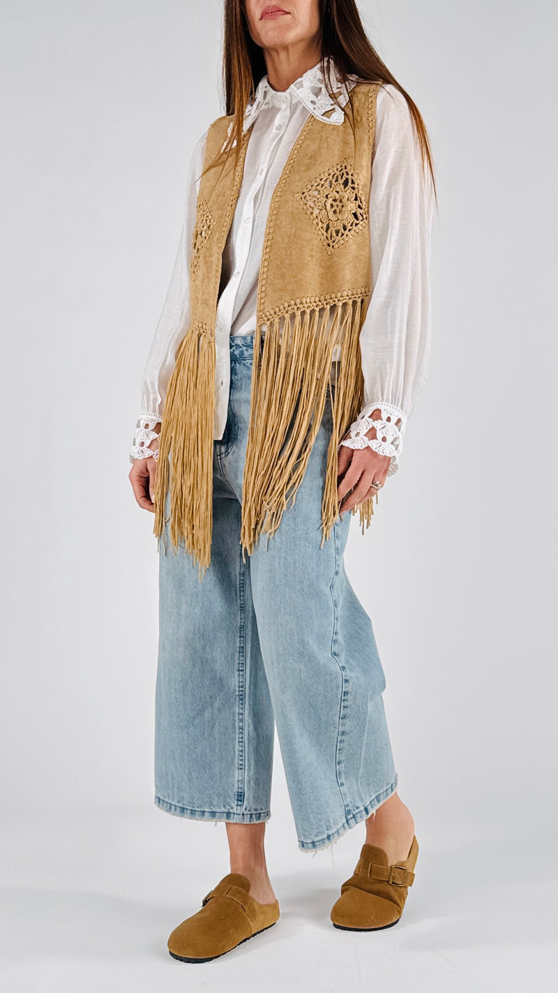 Gilet ecodainetto uncinetto H.