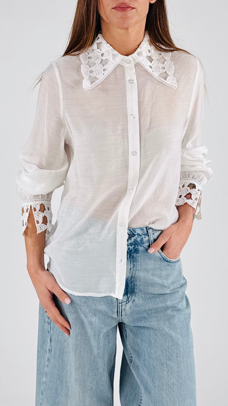 Camicia profili crochet You