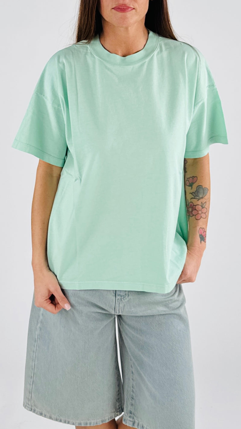 T-shirt over Vic.