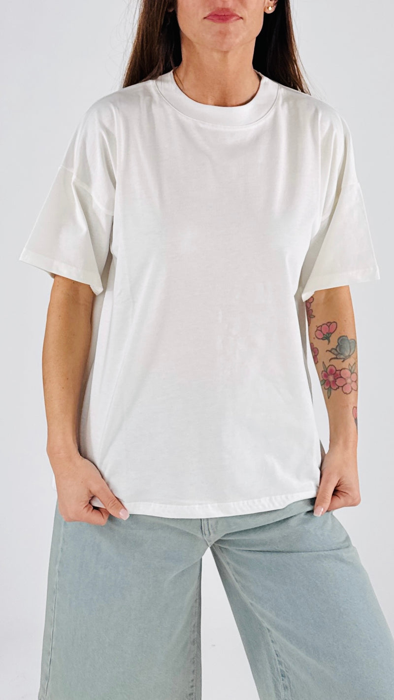 T-shirt over Vic.