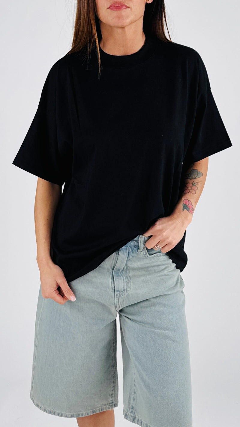 T-shirt over Vic.