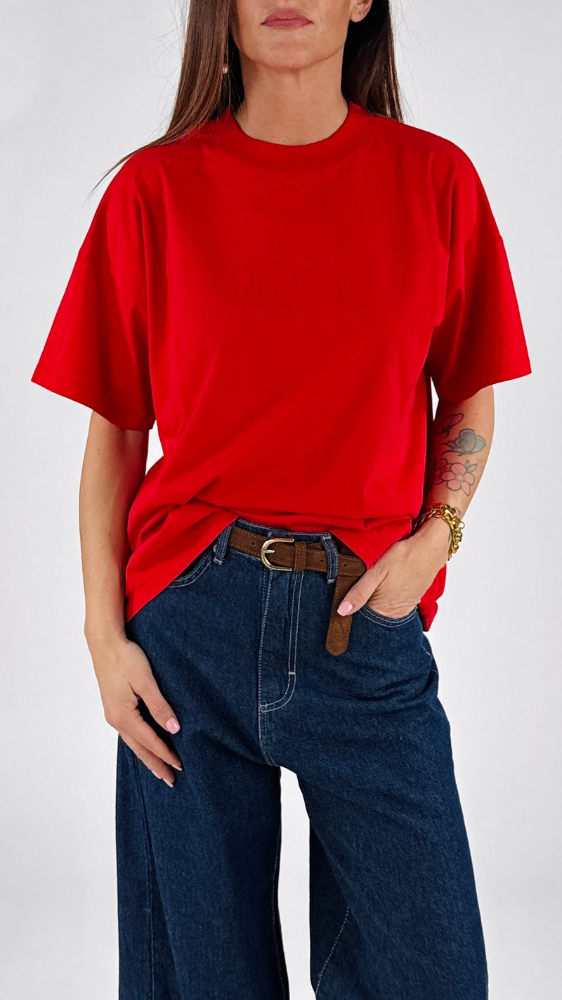 T-shirt over Vic.