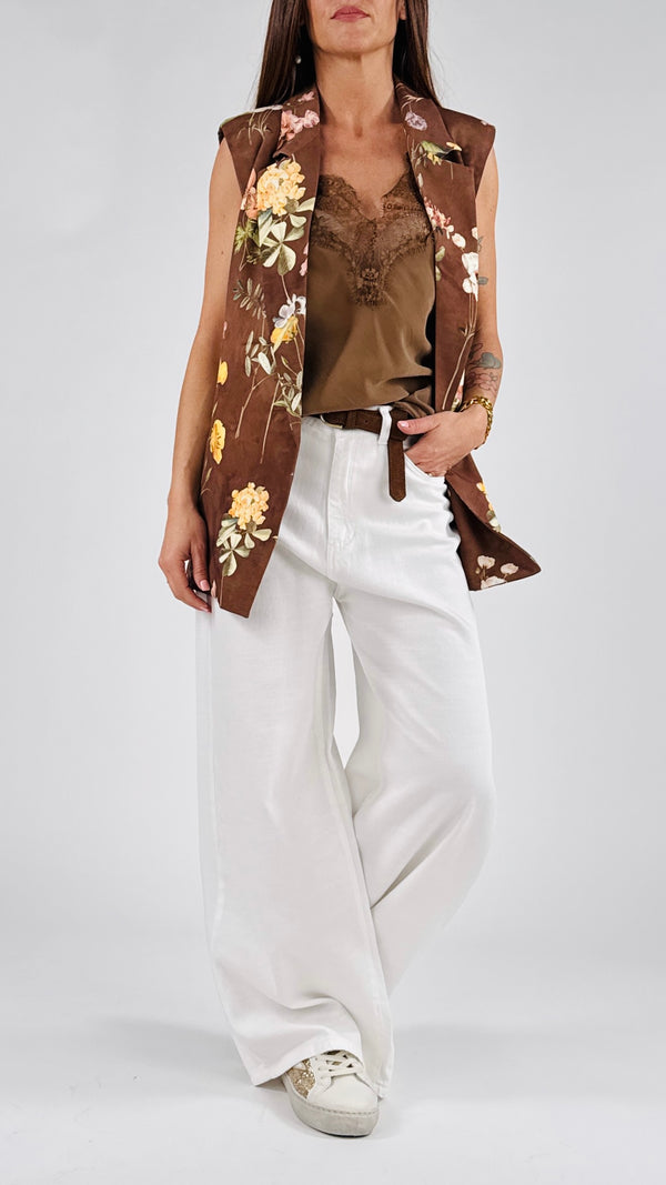 Pantalone Giusy off white