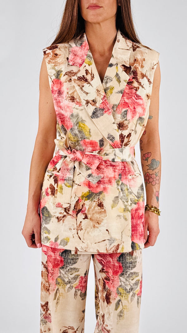 Gilet fantasia fiammata Vic.
