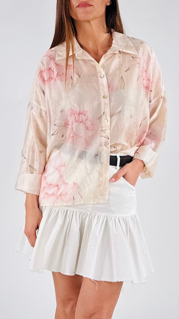Camicia organza kiku H.