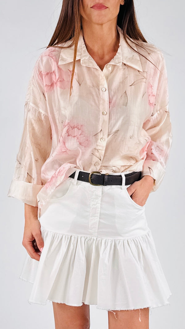 Camicia organza kiku H.