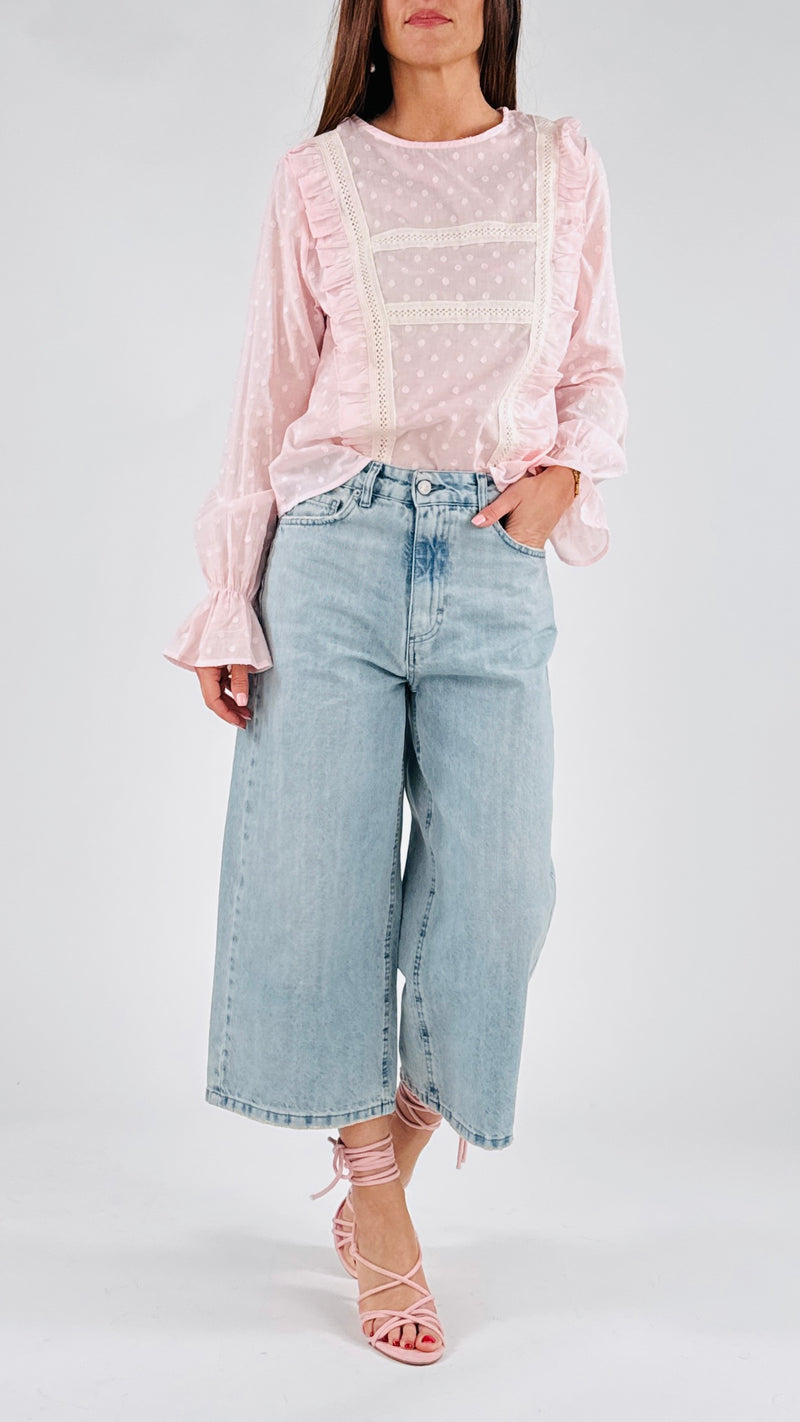 Camicia passamaneria+rouches You