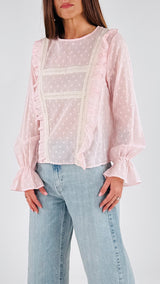 Camicia passamaneria+rouches You