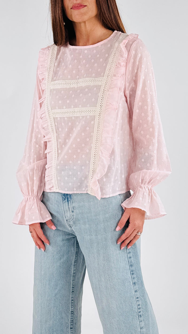 Camicia passamaneria+rouches You