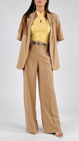 Pantalone palazzo cupro T.
