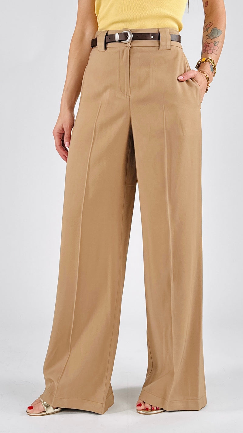 Pantalone palazzo cupro T.