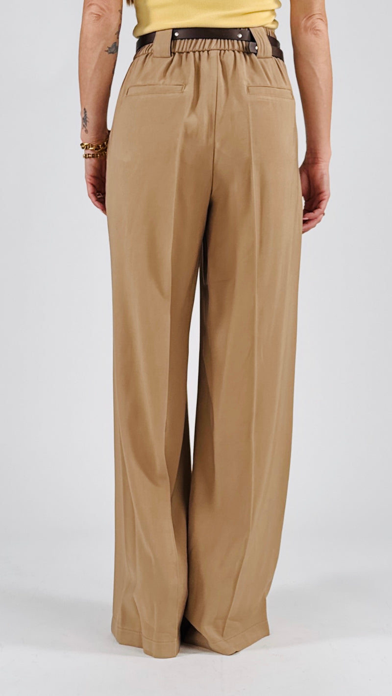 Pantalone palazzo cupro T.