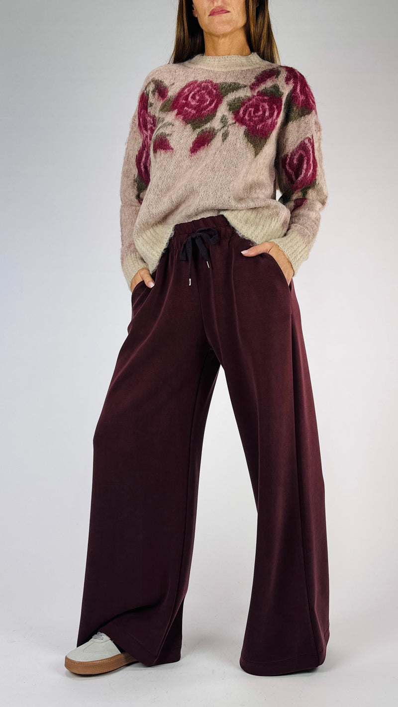 Pantalone palazzo neoprene