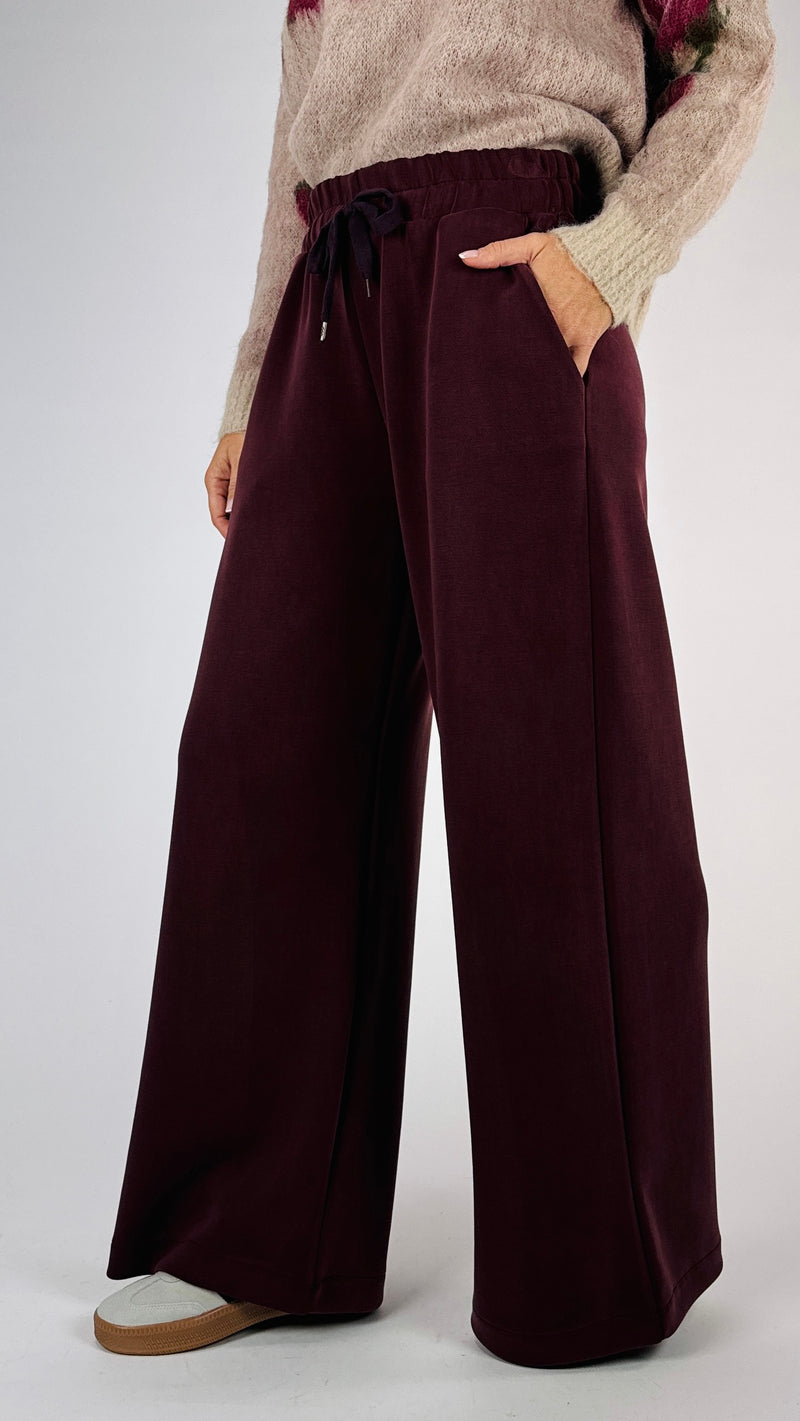 Pantalone palazzo neoprene