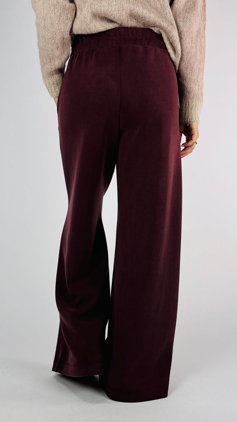 Pantalone palazzo neoprene