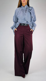 Pantalone palazzo twill T.