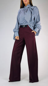 Pantalone palazzo twill T.