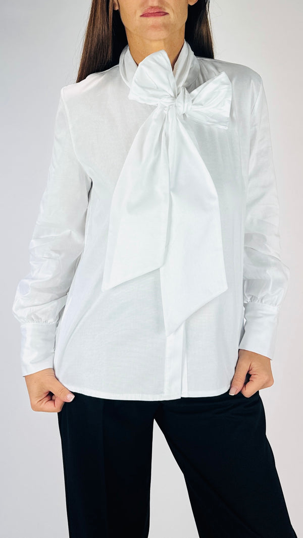 Camicia piquet fiocco