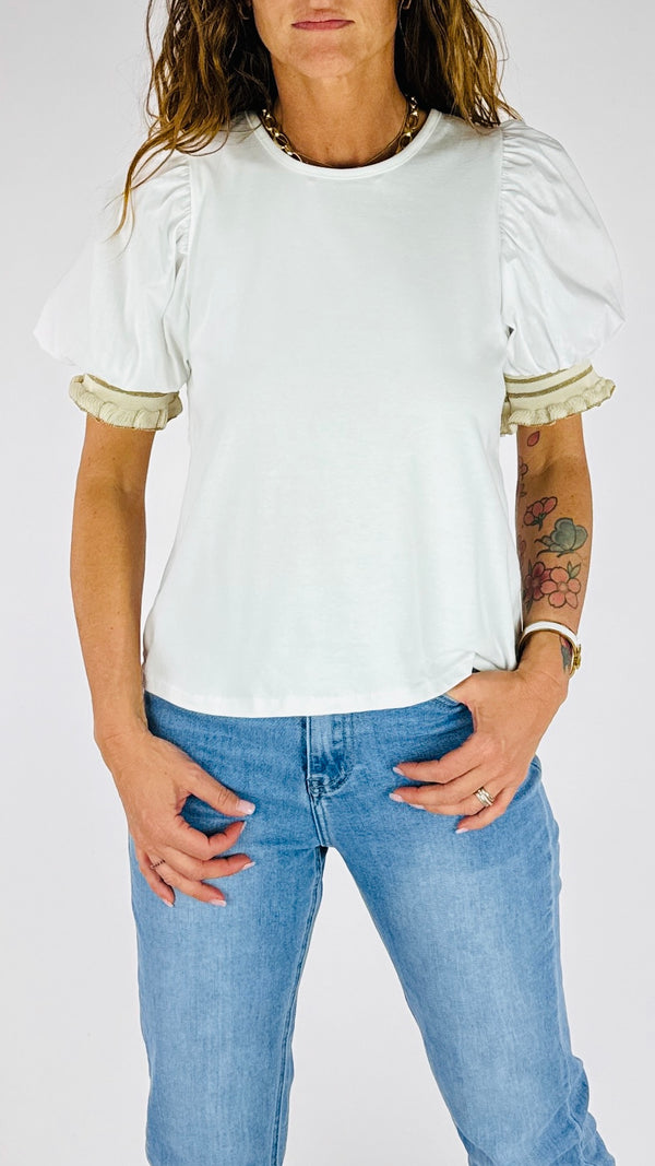 T-shirt manica palloncino