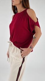 T-shirt jersey cut out K.