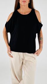 T-shirt jersey cut out K.