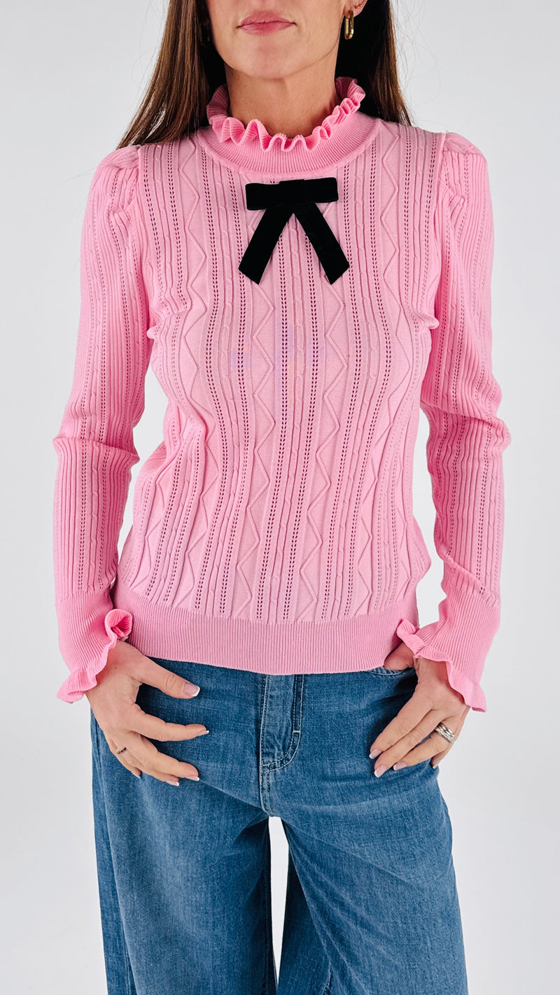 Pull fiocchetto flock
