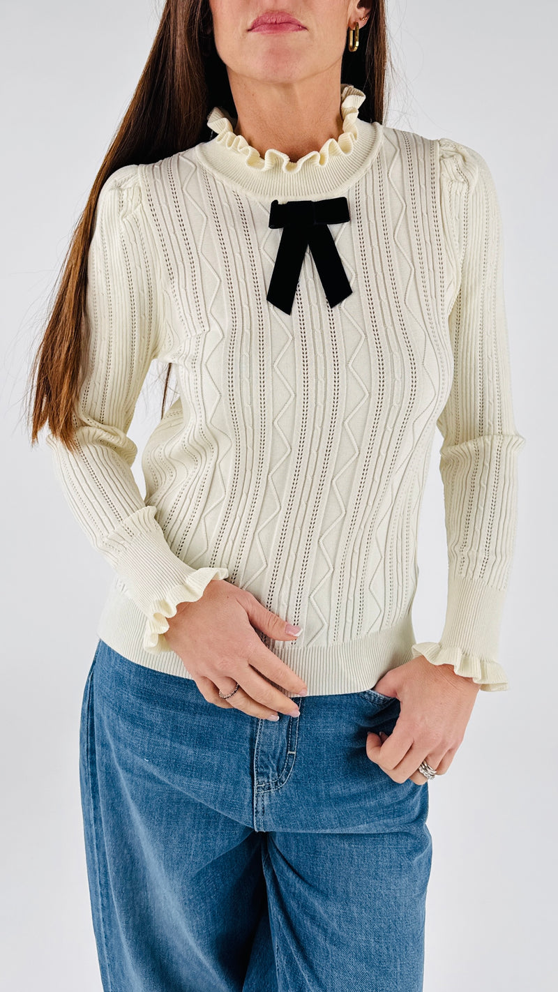 Pull fiocchetto flock
