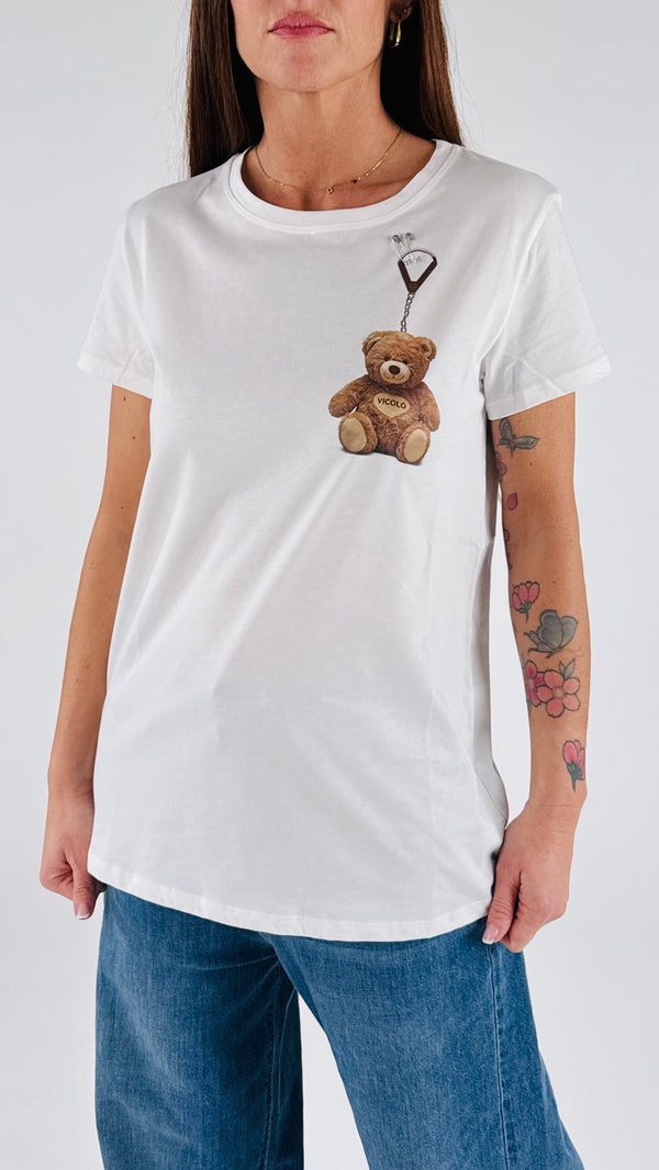 T-shirt portachiave orso V.
