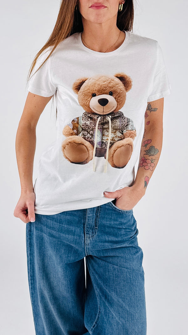 T-shirt orso cordoncino
