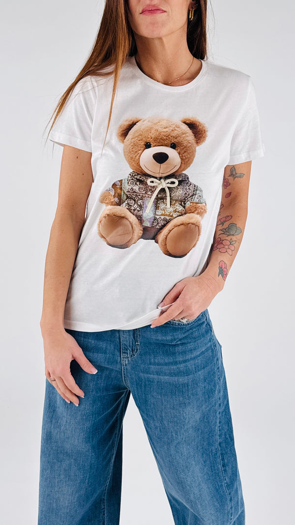 T-shirt orso cordoncino